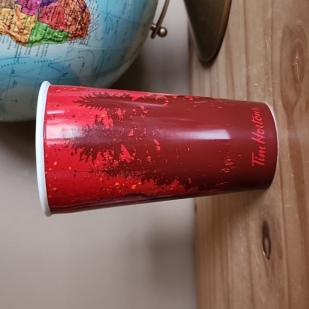 Tim Hortons 2017 ceramic travel tumbler